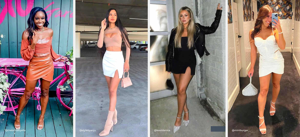 mini dresses skirts and high heels fashion 13 Skirt and high heels style spring ideas
