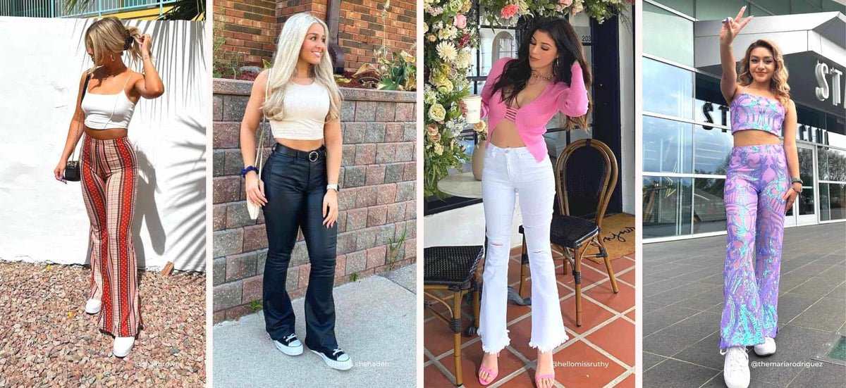 Flare pants are the newest (and cutest) fall fashion trend. Here's