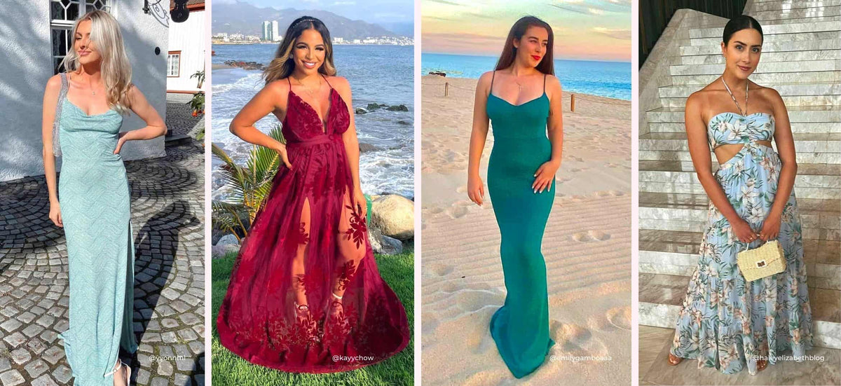 Turquoise Elegant Lace Casual, Beach, Western Wedding Attendant