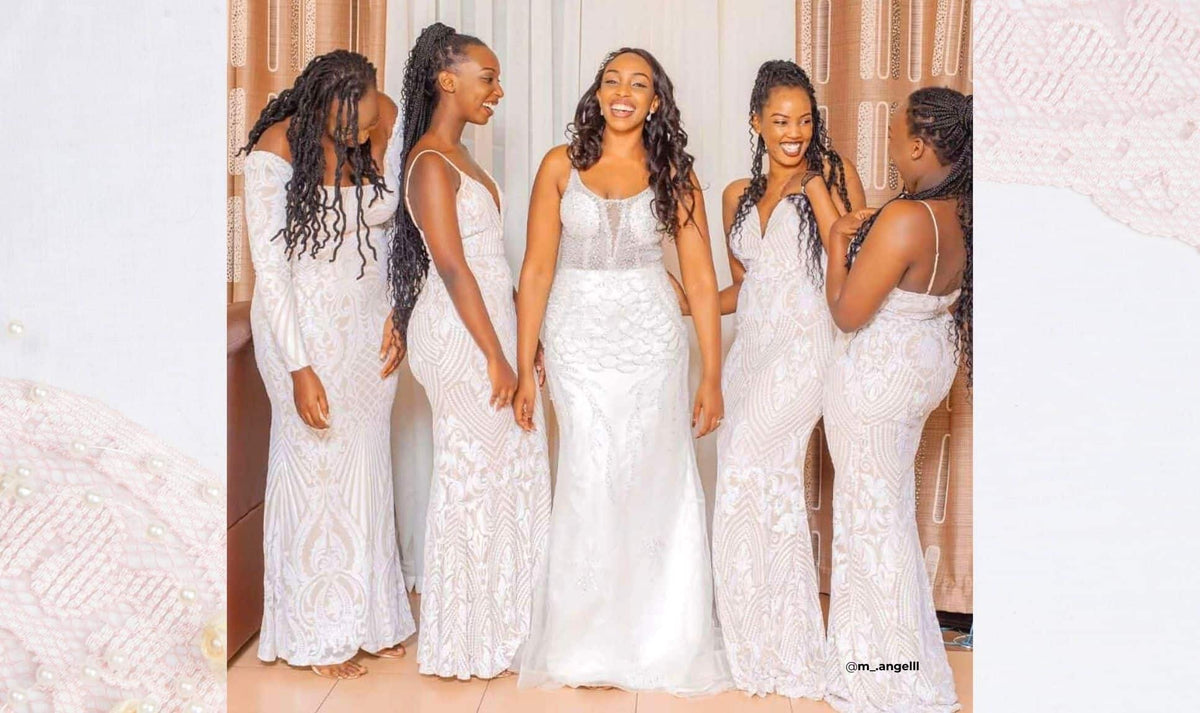 Modern Wedding Style: 14 White Bridesmaids Dresses