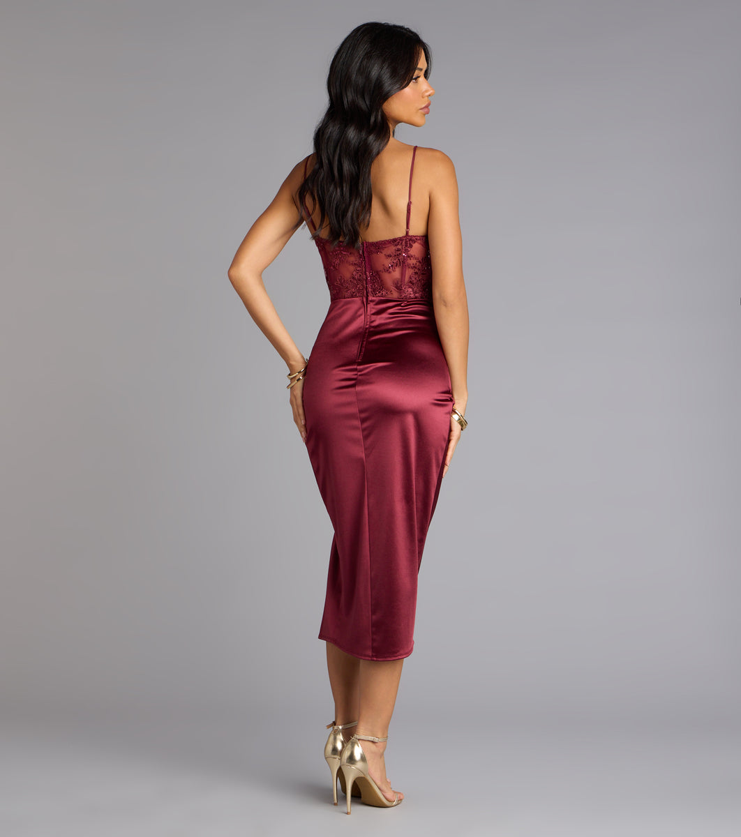 knee length dresses for ladies Maxi Dress Burgundy Long Dress Aiana Satin Maxi Dress Size 12