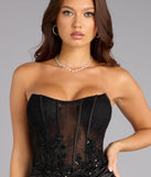 Tracy Lace Corset Satin Mini Dress