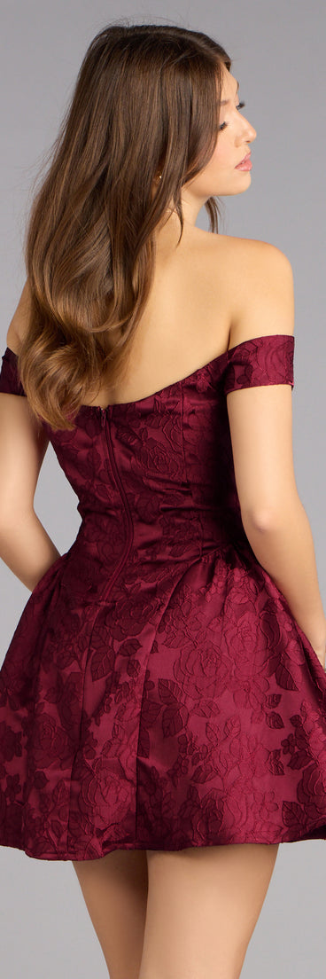 Winslow Off-The-Shoulder Skater Dress