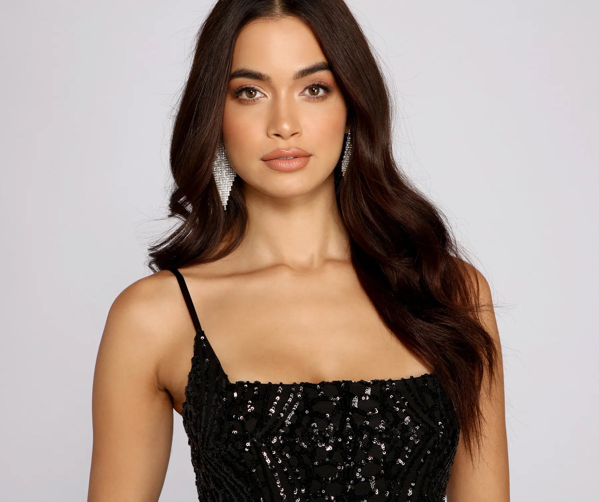 Lissie Formal Sequin Mini Dress Windsor