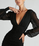Alicia Mesh Rhinestone Party Dress