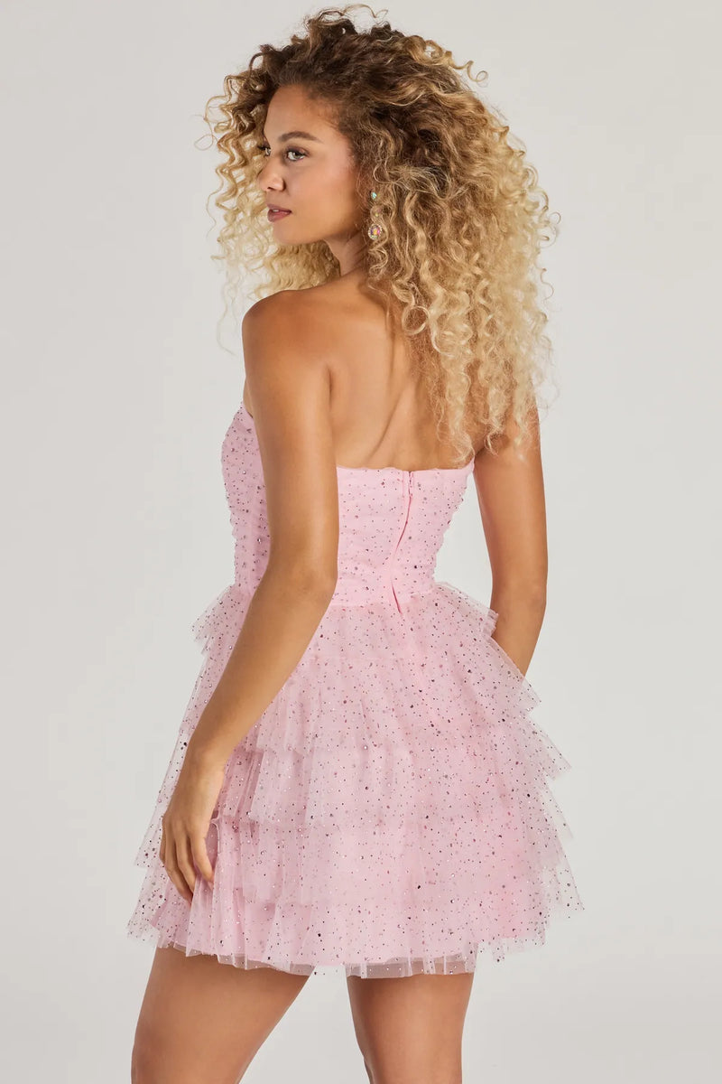 Arie Strapless Rhinestone A-Line Party Dress | Windsor Arie Strapless Rhinestone A-Line Party Dress | Windsor