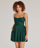 The Jianna Floral Satin Short A-Line Dress is a mini dress that will make a statement with its short hemline and on-trend details to have you ready for any event!