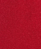 With textured fabric and festive style, this red formal dress is perfect for standing out at Christmas gatherings, holiday parties, and New Year's Eve celebrations.