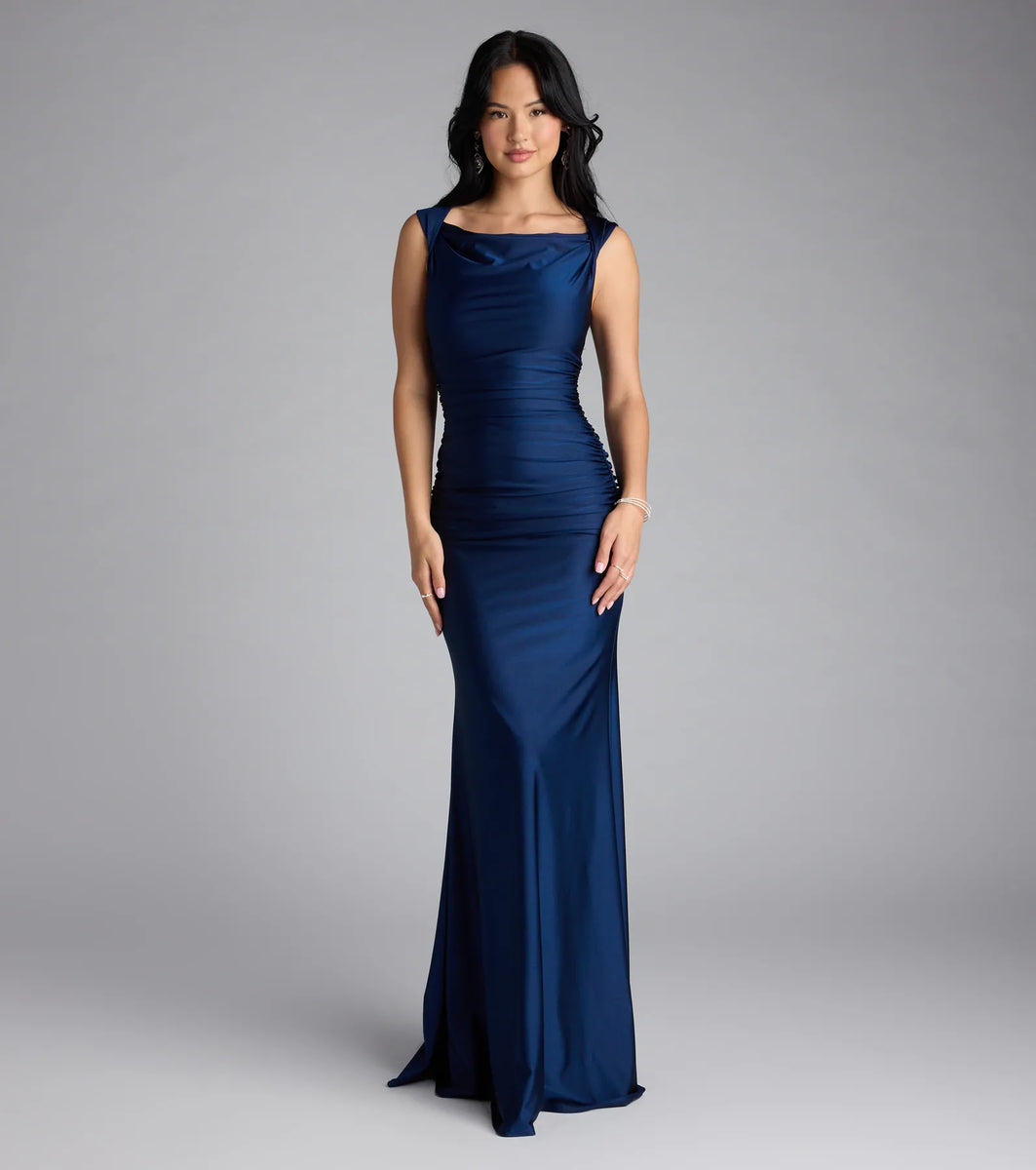 Blanca Boat Neck Mermaid Formal Dress | Windsor Blanca Boat Neck Mermaid Formal Dress | Windsor