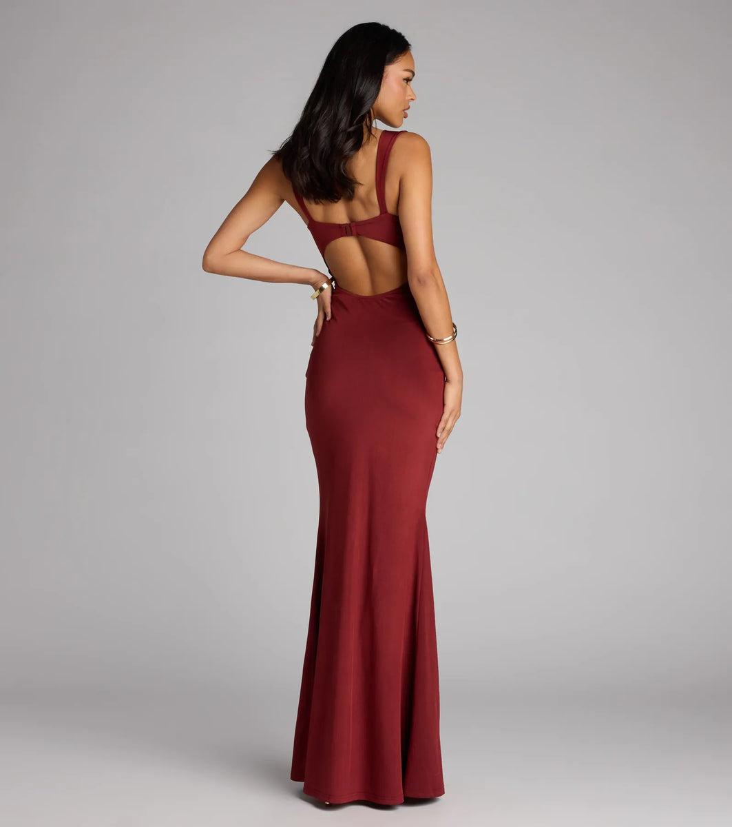 Aden Cutout Back Mermaid Formal Dress | Windsor