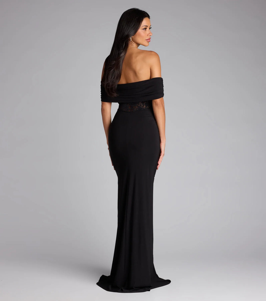Lily Off-The-Shoulder Mermaid Formal Dress | Windsor Lily Off-The-Shoulder Mermaid Formal Dress | Windsor