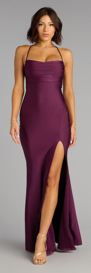 The Delia Formal Cowl Neck Long Dress is your new go-to Windsor dress—effortless, versatile, and made to update your fall style in seconds.