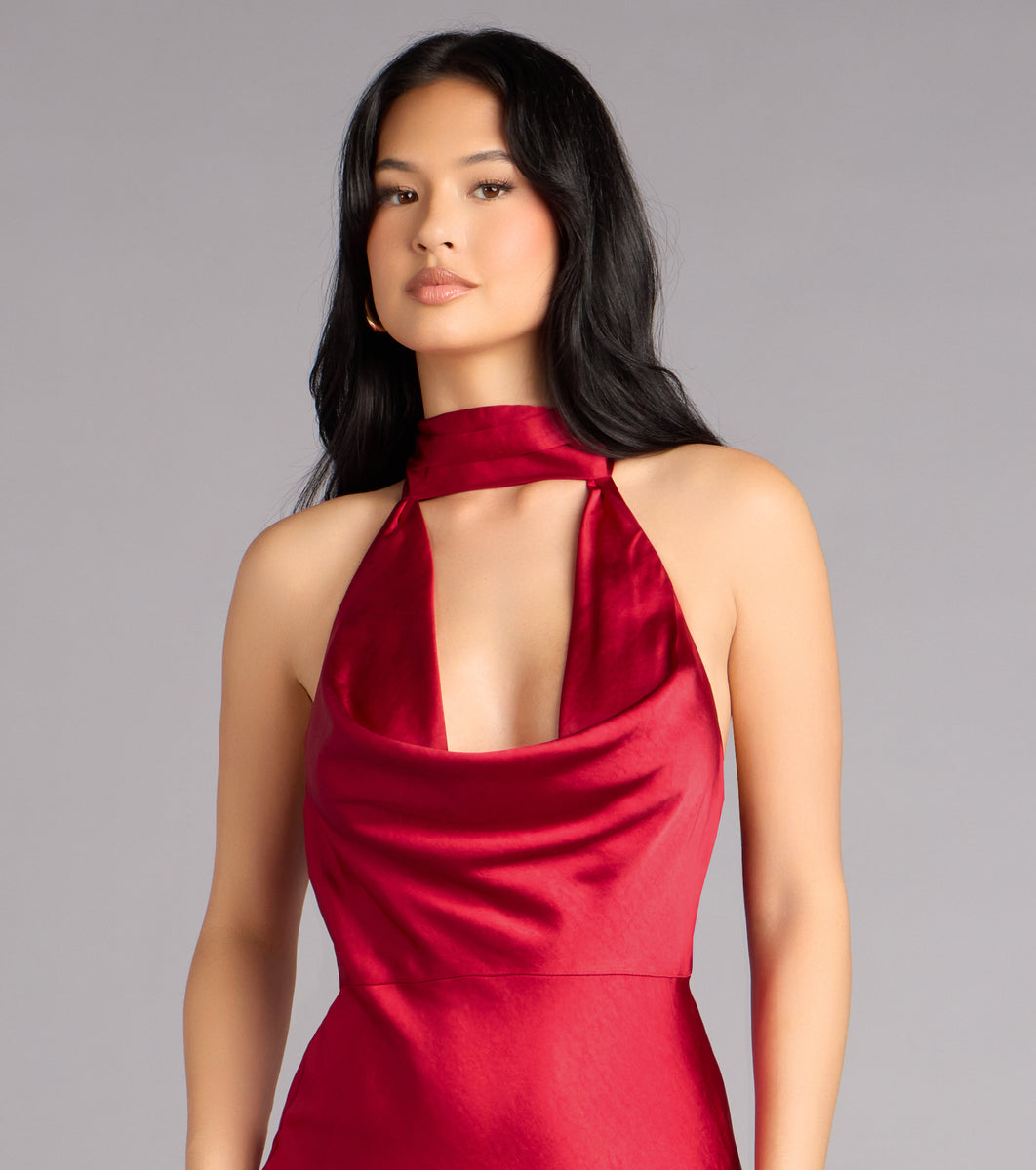 Evening Gowns Windsor Vera Satin Dress Vera Satin Mermaid Formal Dress In Red Size: XL Satin Evening Gowns Windsor Vera Satin Dress Vera Satin Mermaid Formal Dress In Red Size: XL Satin