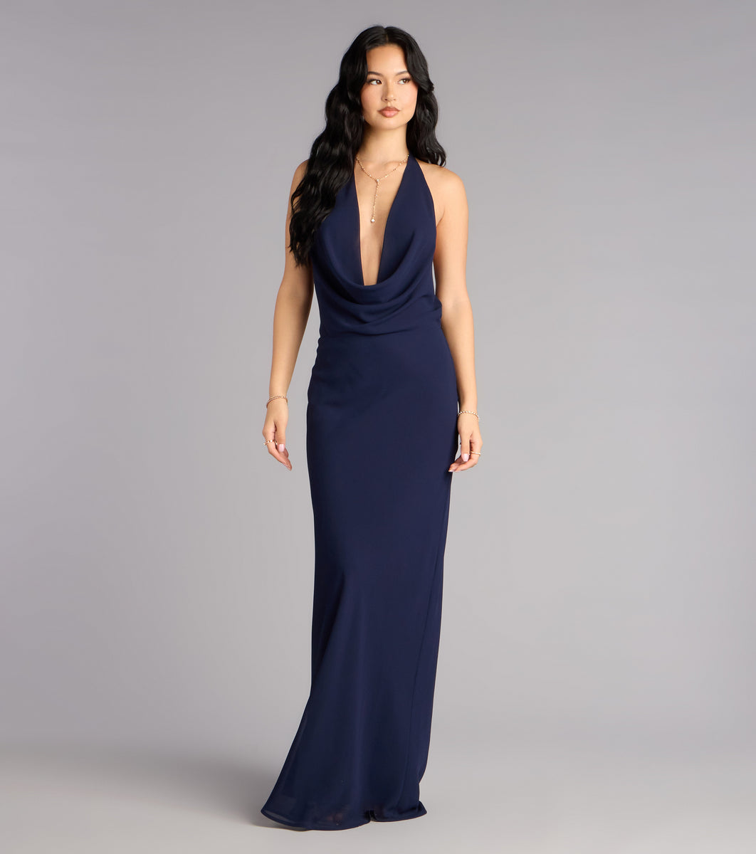 Hayley Chiffon Open Back Formal Dress | Windsor Hayley Chiffon Open Back Formal Dress | Windsor