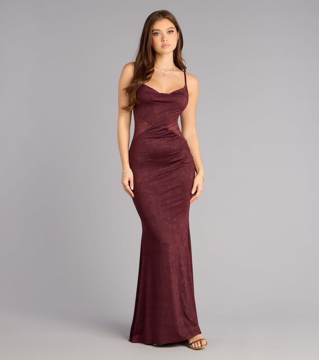 Alyce Side Lace Mermaid Formal Dress | Windsor Alyce Side Lace Mermaid Formal Dress | Windsor
