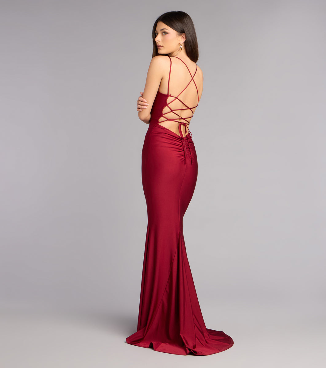 Karen Lace-Up Mermaid Formal Dress | Windsor Karen Lace-Up Mermaid Formal Dress | Windsor
