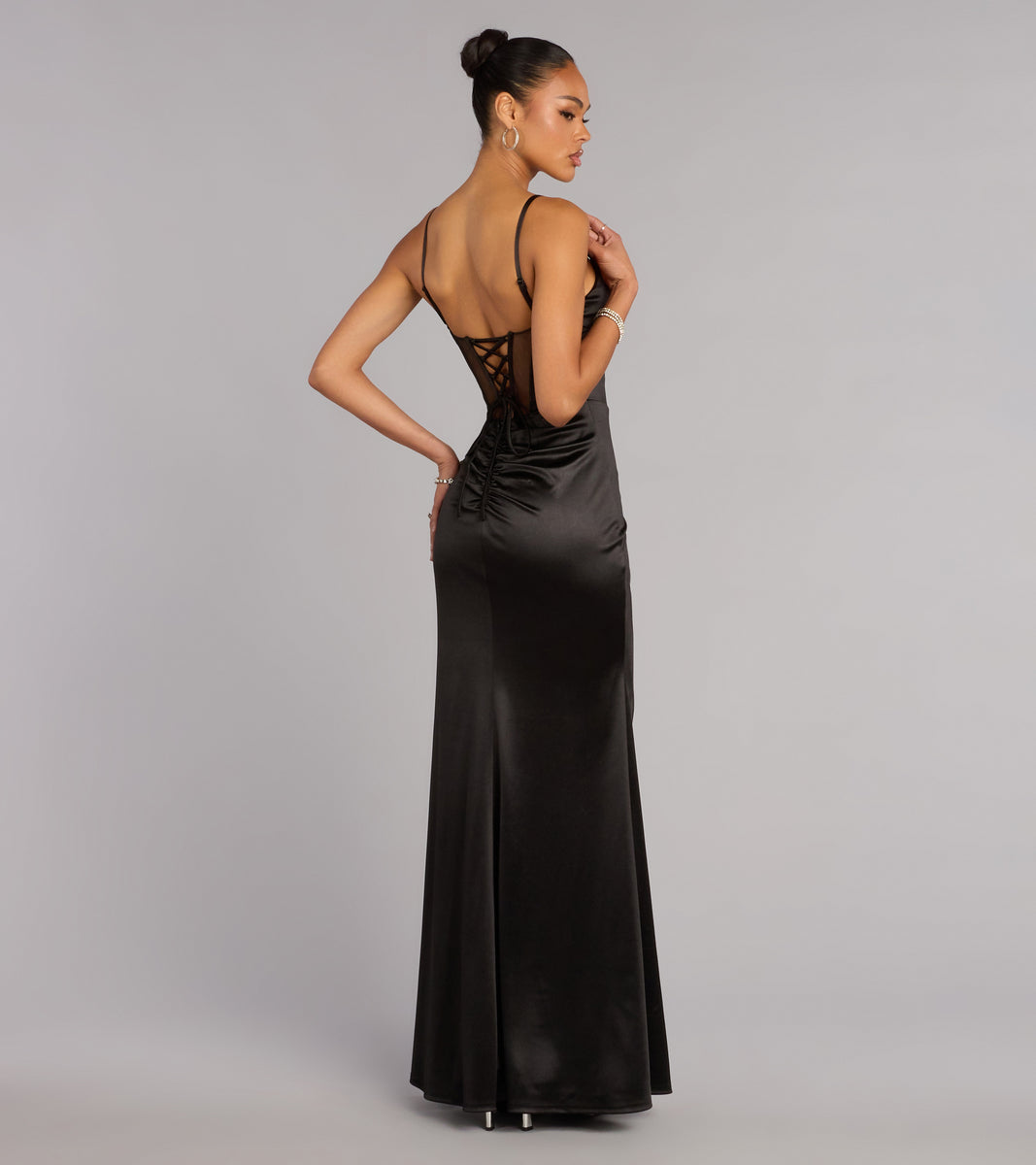 motel black satin dress NWT Womens Size Medium Motel Rocks Kumala Slip Mini Dress in Satin Rose Black