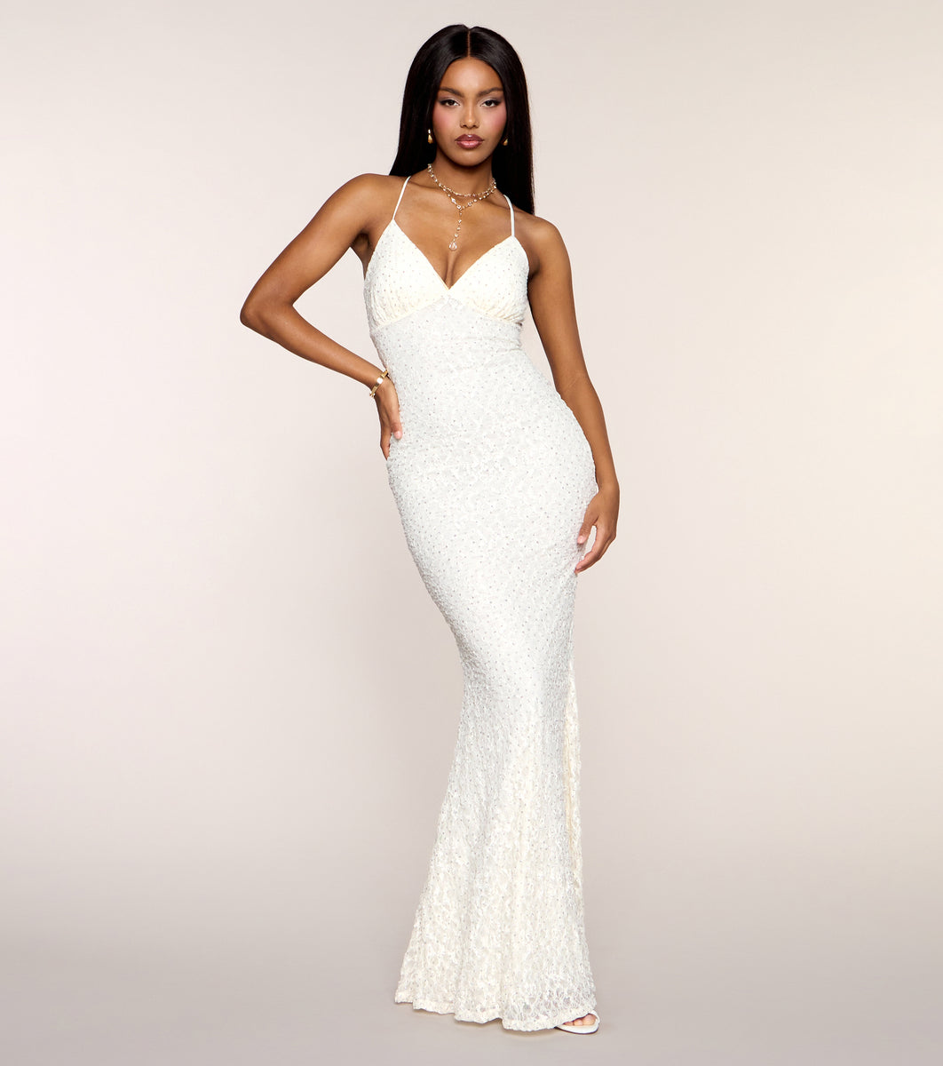 Arabella Lace Mermaid Formal Dress | Windsor