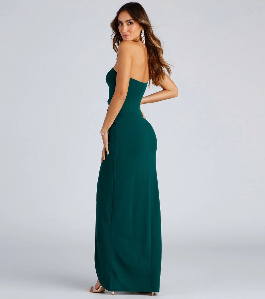 iris one shoulder crepe dress Iris One Shoulder Crepe Dress
