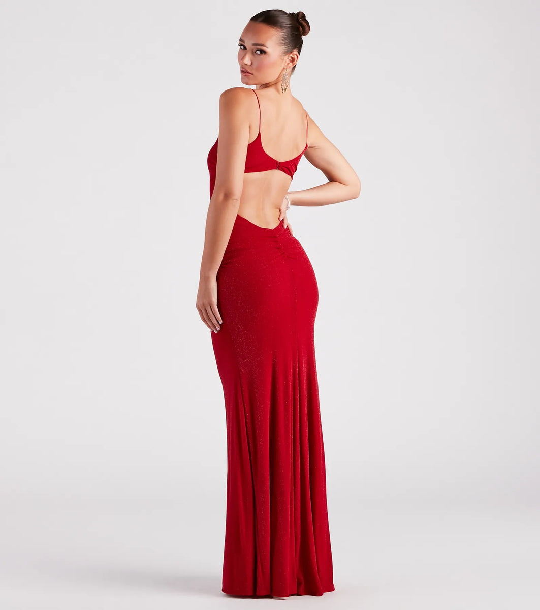 Scoop Neckline Dress