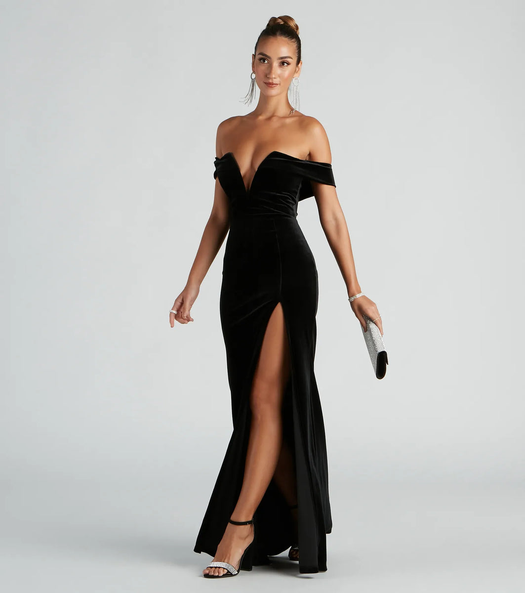 Kerri Formal Velvet Mermaid Dress | Windsor Kerri Formal Velvet Mermaid Dress | Windsor