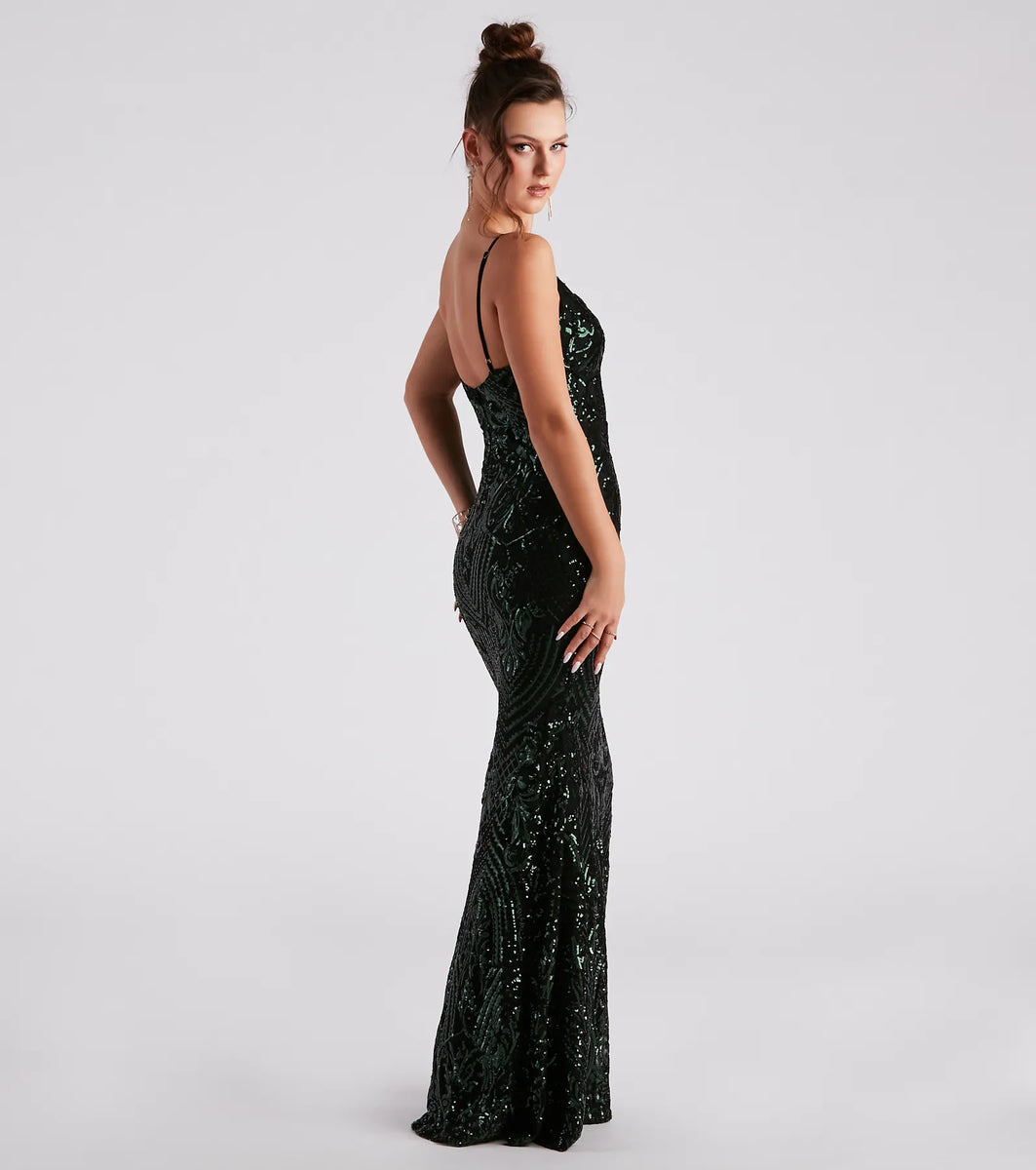 Viviane 2 Sequin Dress Merlot Red
