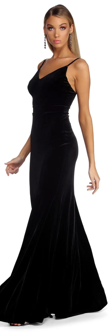 Lyanna Formal Velvet Mermaid Dress