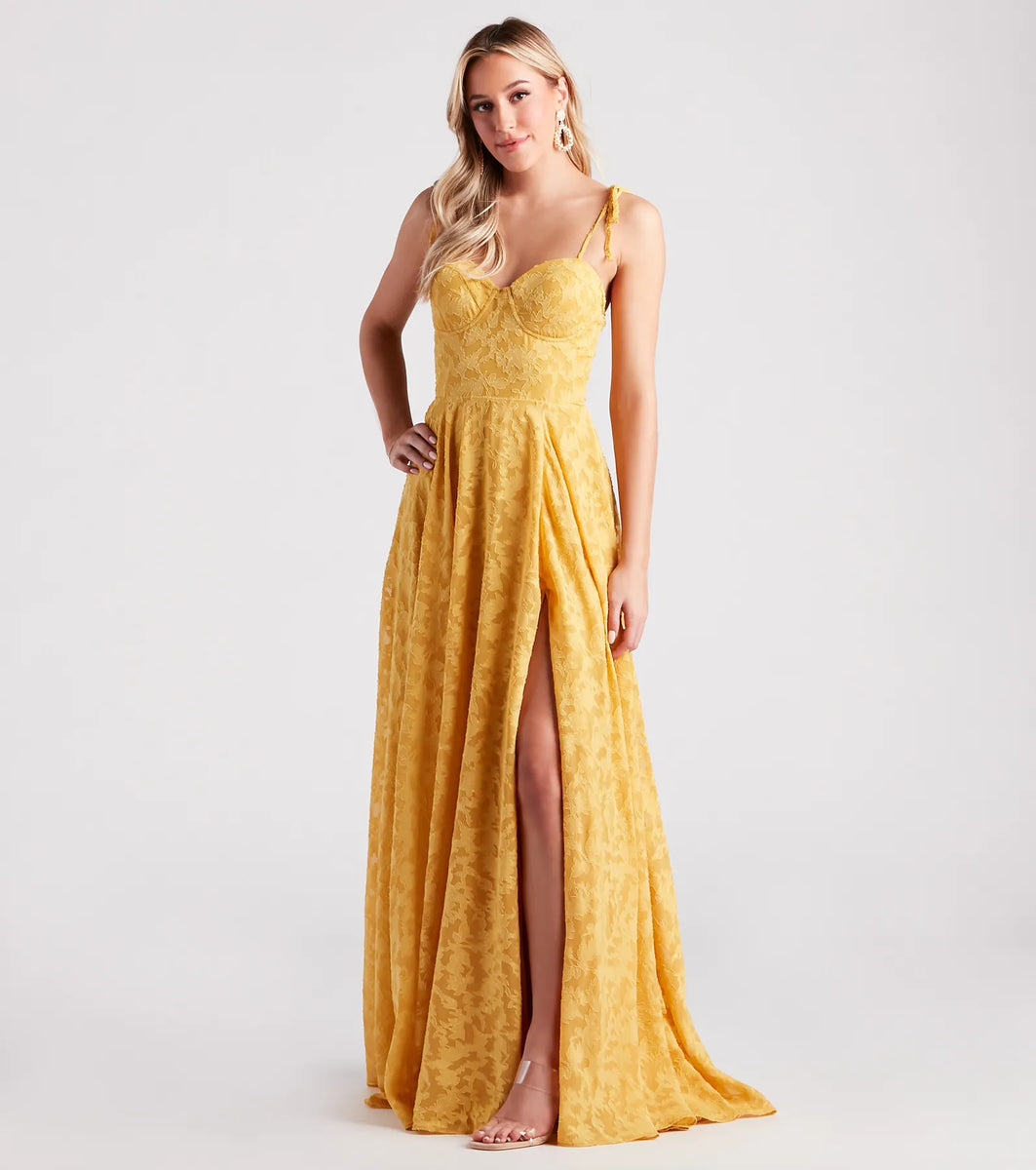 Madelyn Formal Chiffon A-Line Dress & Windsor