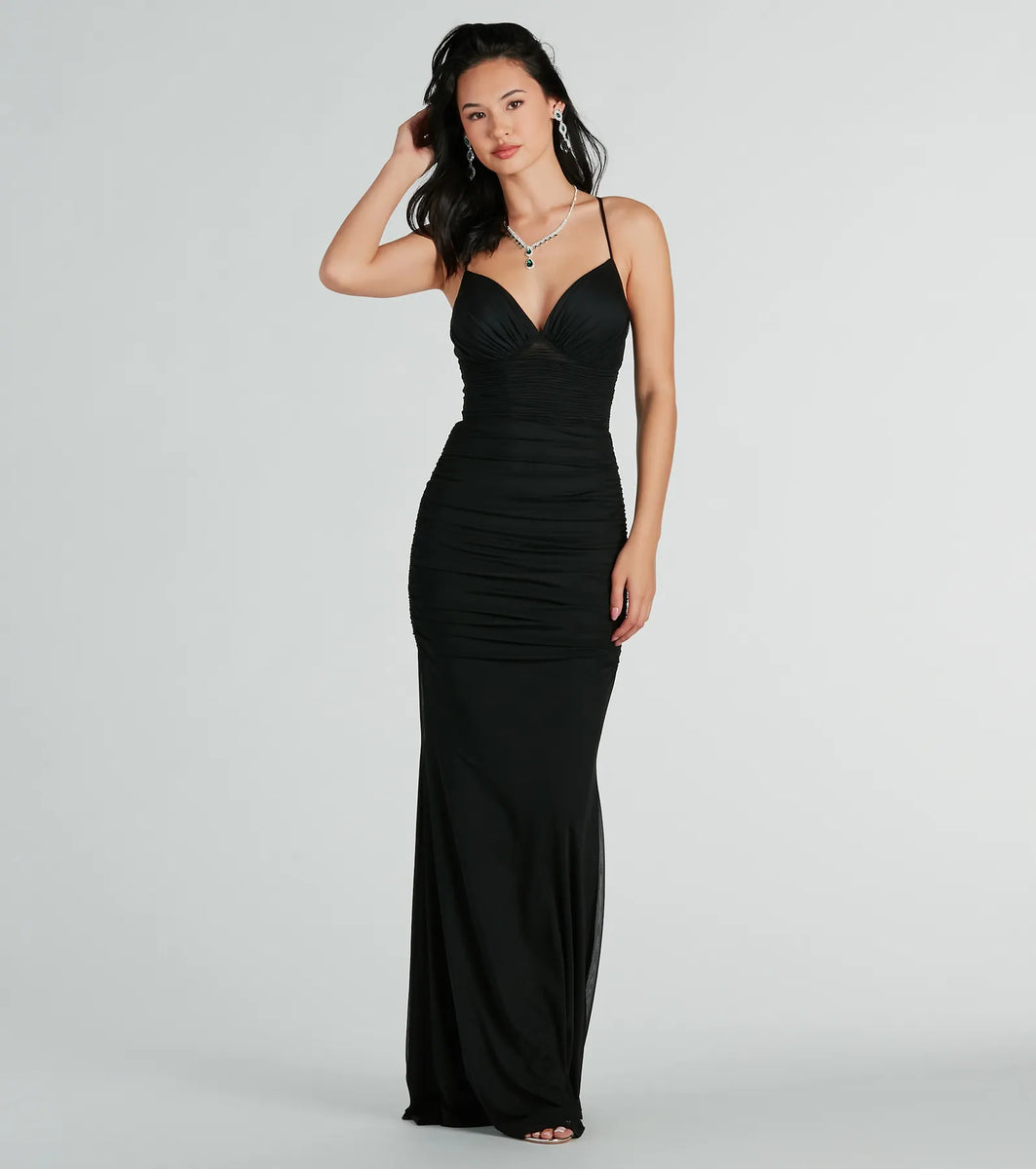 最終値下げ　andmary Lady like long dress black ANDMARY】Lady like long dress