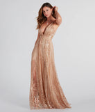 Turn heads in the beaming Caitlyn Formal Glitter Sequin Tulle A-Line Dress, a stunning rose sequin dress designed to add sparkle and elegance to your next night out or special occasion.