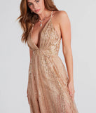 Shine bright in the Caitlyn Formal Glitter Sequin Tulle A-Line Dress, a glamorous rose sequin dress that captures the light beautifully, ideal for an NYE party dress, wedding guest dress, or military ball gown.