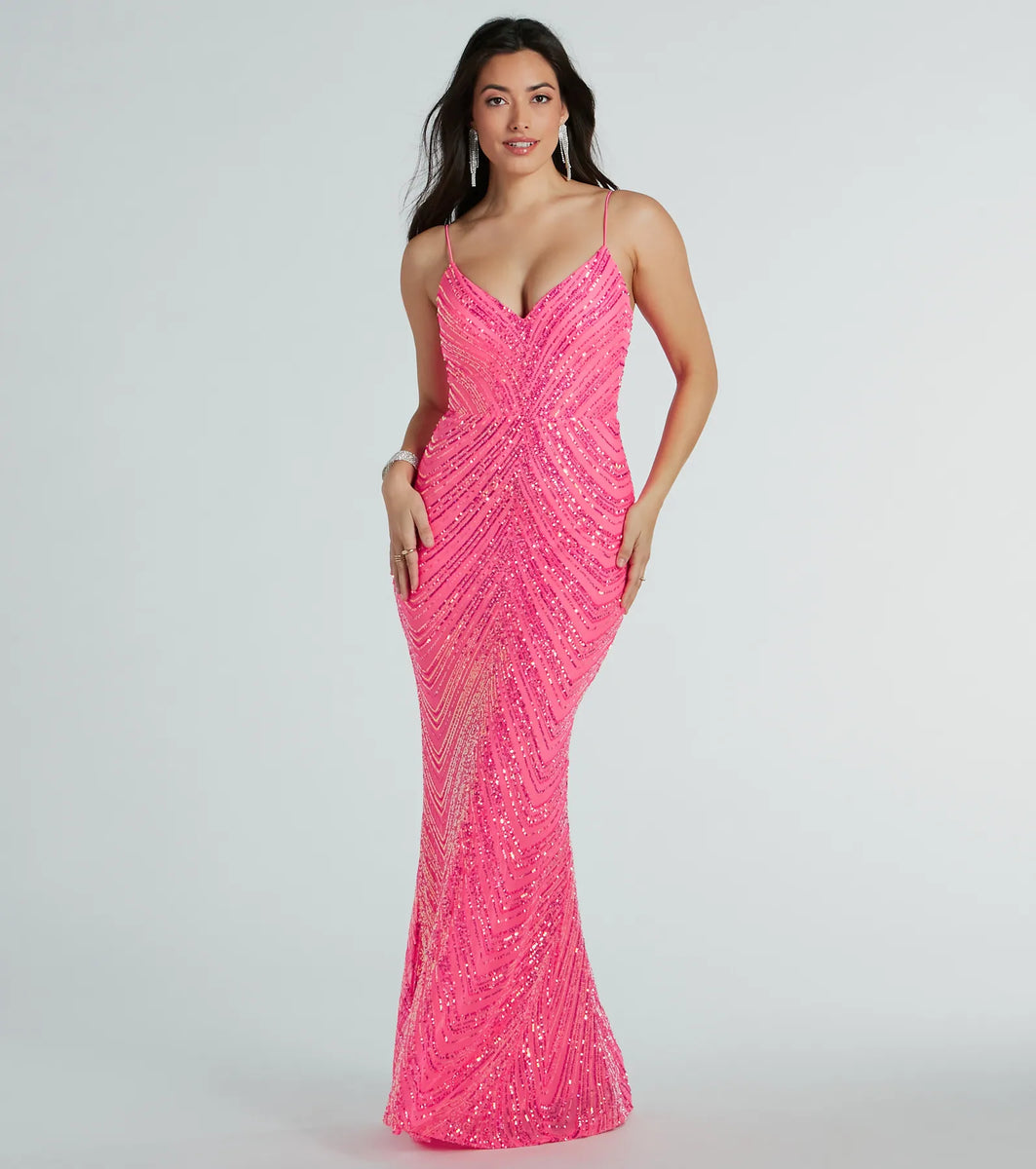 エムエメ check long mermaid dress mmeeme mermaid-two-pieces-v-neck-long
