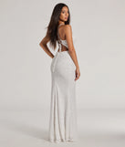 You'll look stunning in the Teresa Lace Up Corset Mermaid Lace Formal Dress, a white formal dress designed to create an effortless yet standout look as women's formal holiday attire, work party outfit, or NYE dress.