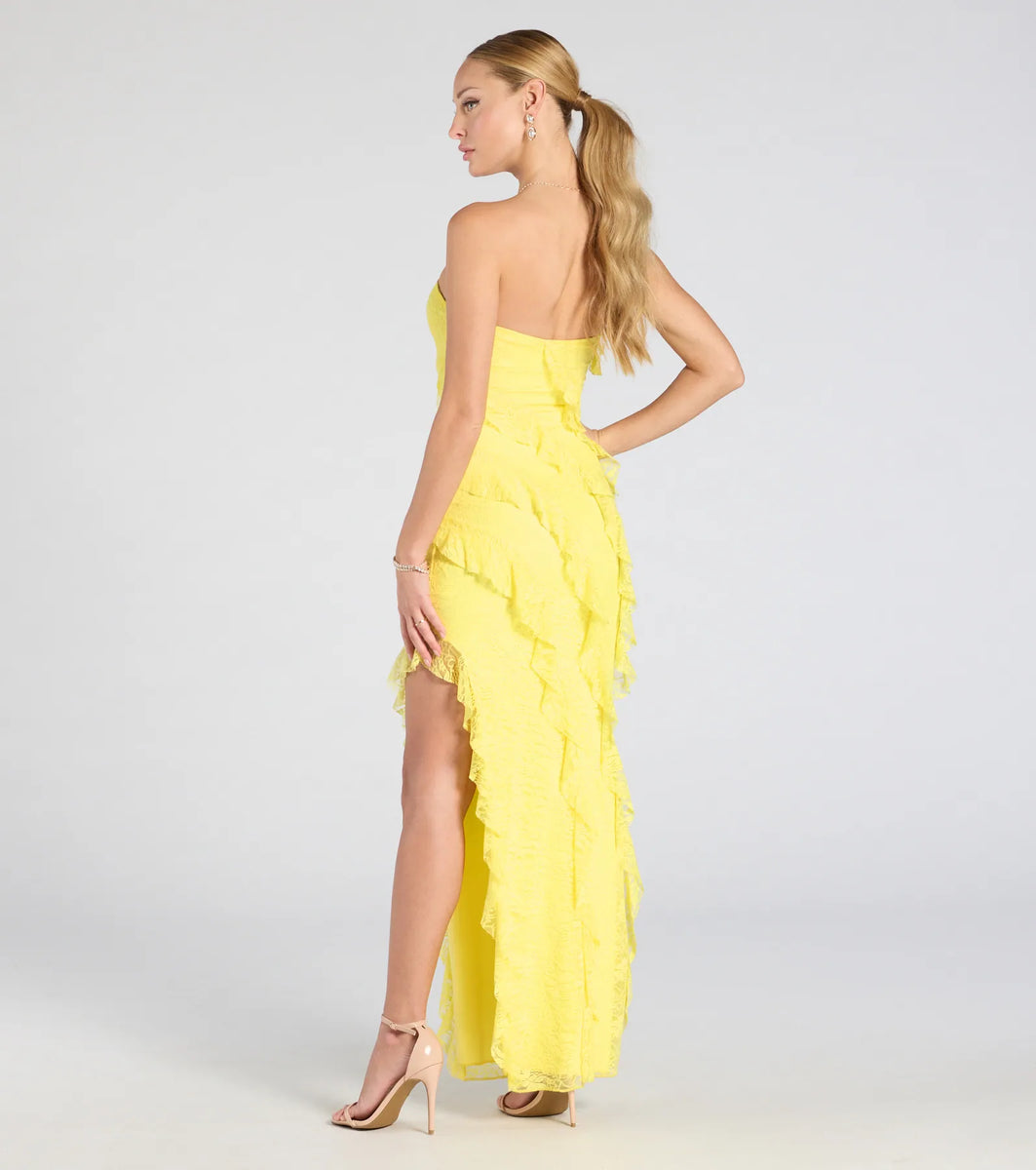 her lip to『Two-Tone Ruffled Lace Dress』 Her lip to в X: „//Two-Tone Ruffled Lace Dress// 二種類の