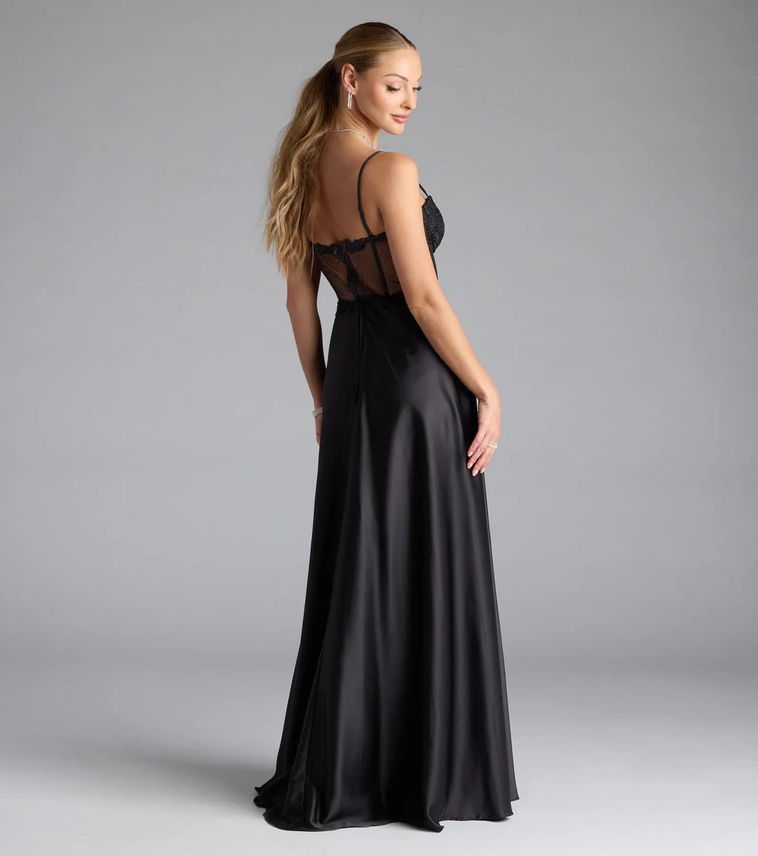 windsor anne formal lattice satin dress Heidi Formal Lattice Dress