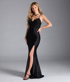 The Carena Corset Lace-Up Slit Formal Dress is your new go-to black dress—effortless, versatile, and made to update your fall style in seconds.