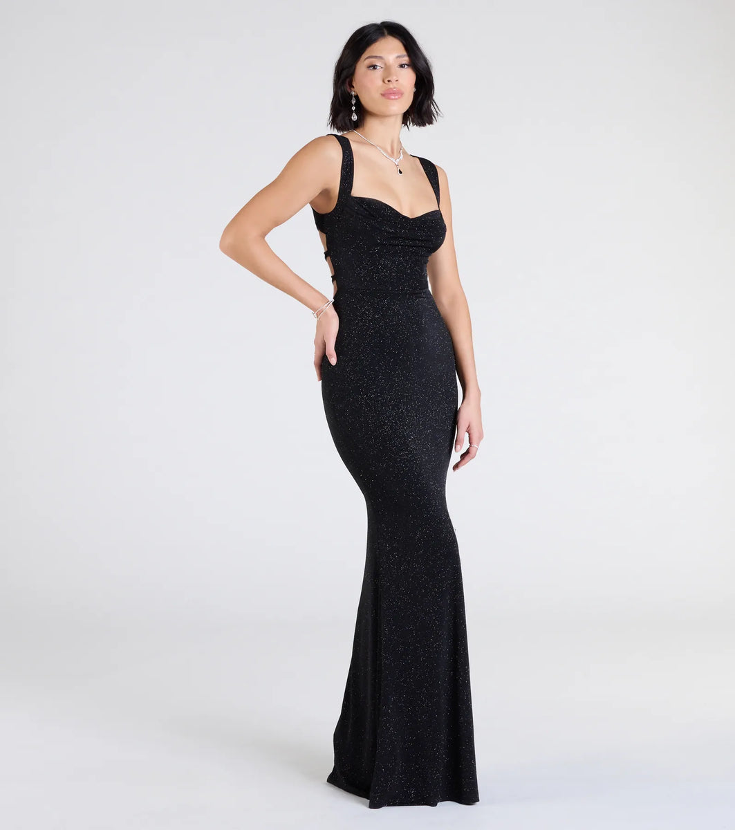 Shelia Lace-Up Mermaid Glitter Formal Dress | Windsor Shelia Lace-Up Mermaid Glitter Formal Dress | Windsor