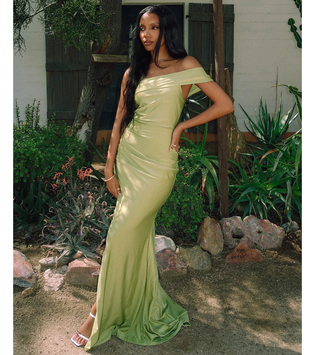 Mona Off-Shoulder Slit Mermaid Formal Dress | Windsor Mona Off-Shoulder Slit Mermaid Formal Dress | Windsor