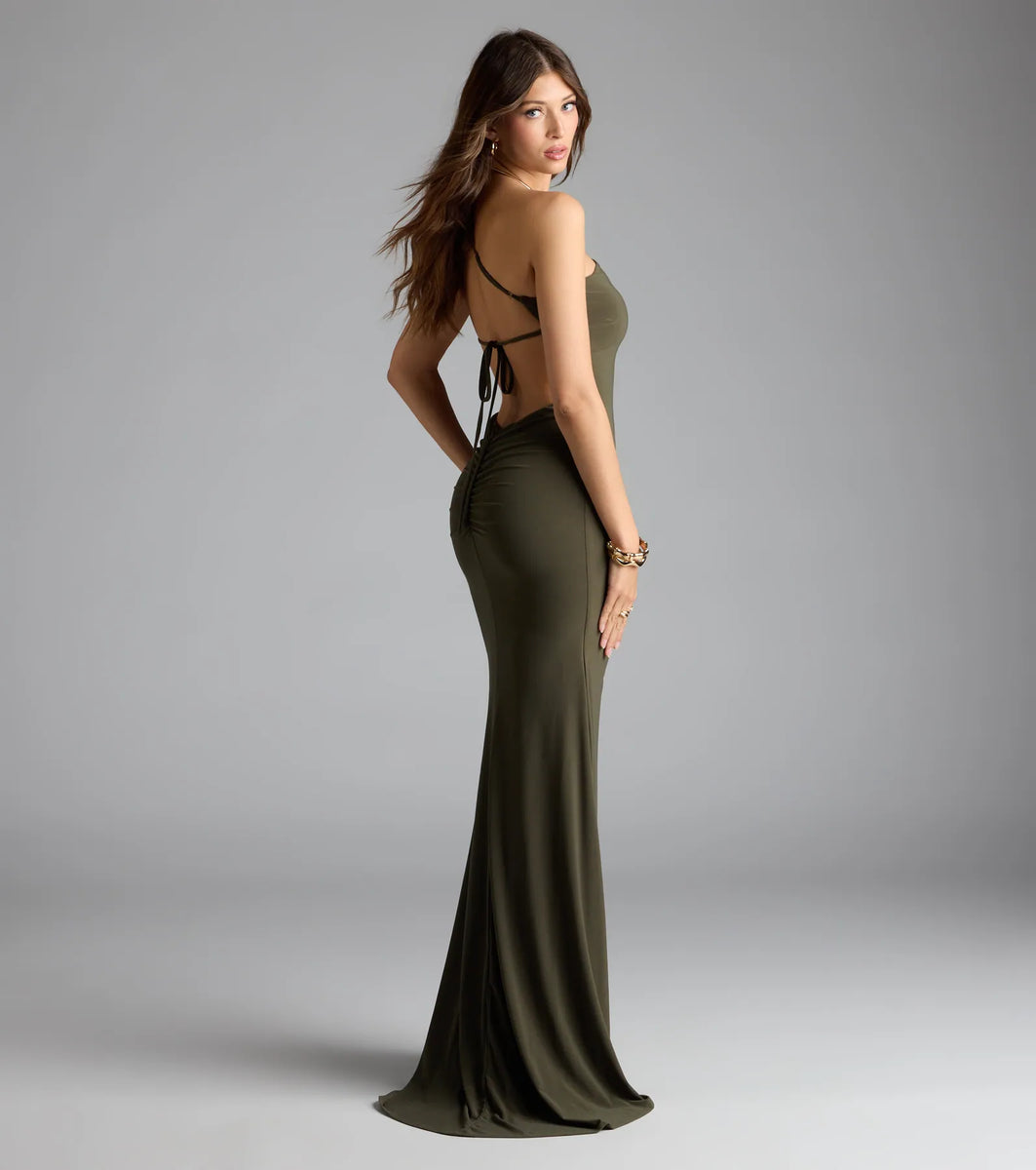 ワンピース Bibiy. WILLOW DRESS Willow One-Shoulder Mermaid Formal Dress | Windsor