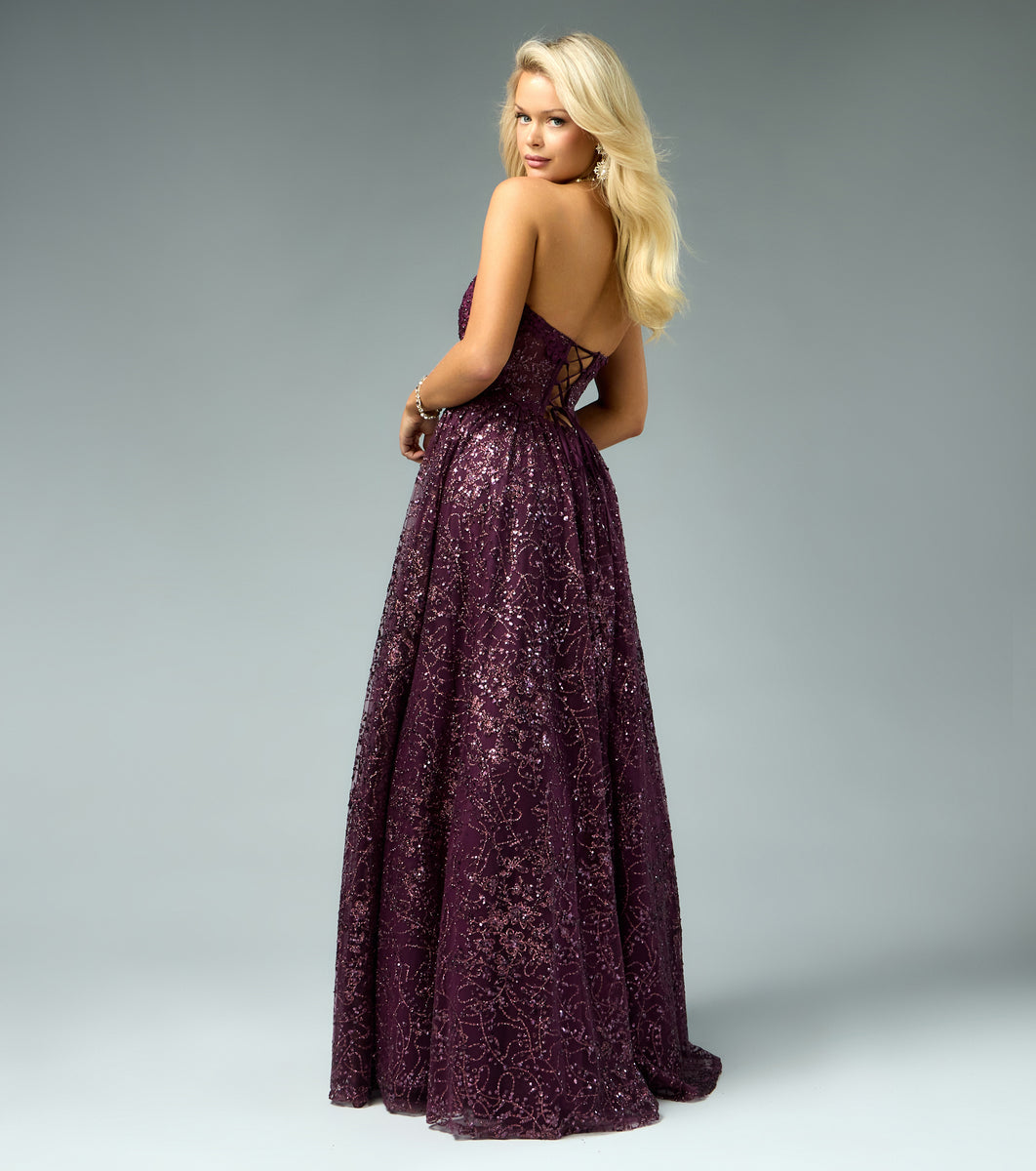 windsor purple glitter dress Popular Sparkly Dress Colors You'll See On Your #FYP