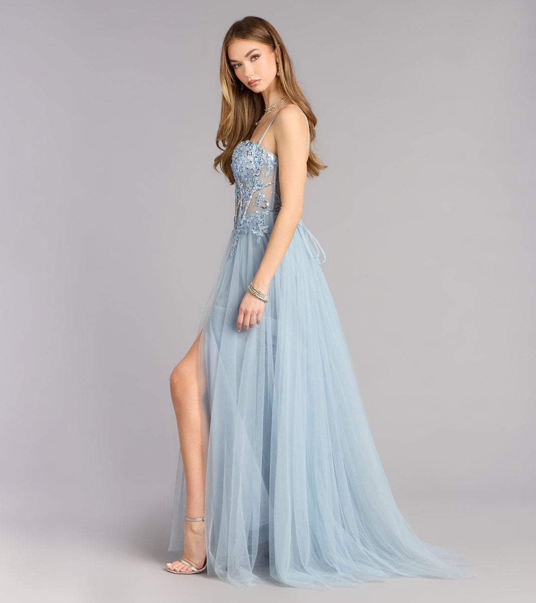 Melissa Corset Tulle A-Line Ball Gown | Windsor