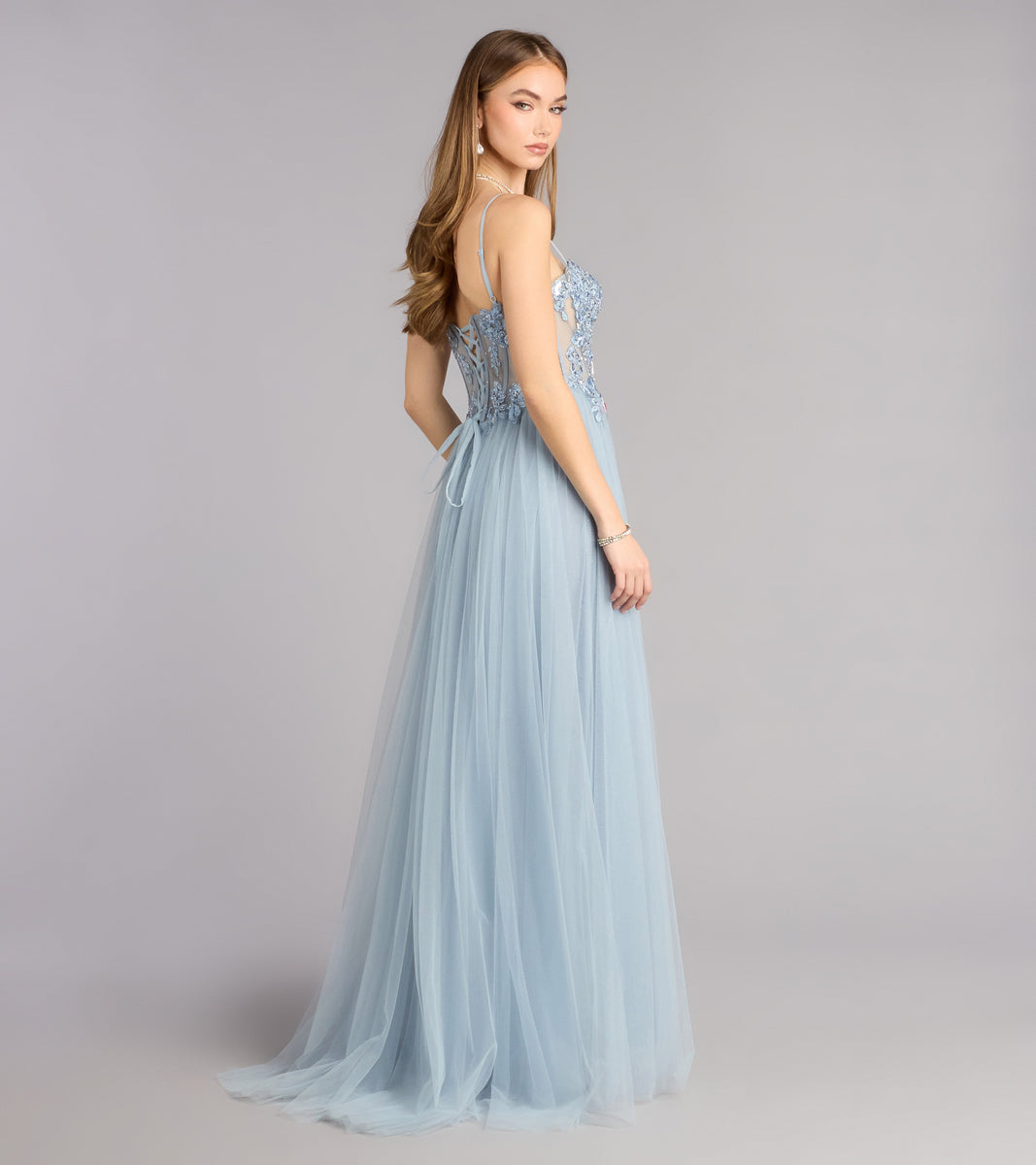 Melissa Corset Tulle A-Line Ball Gown | Windsor