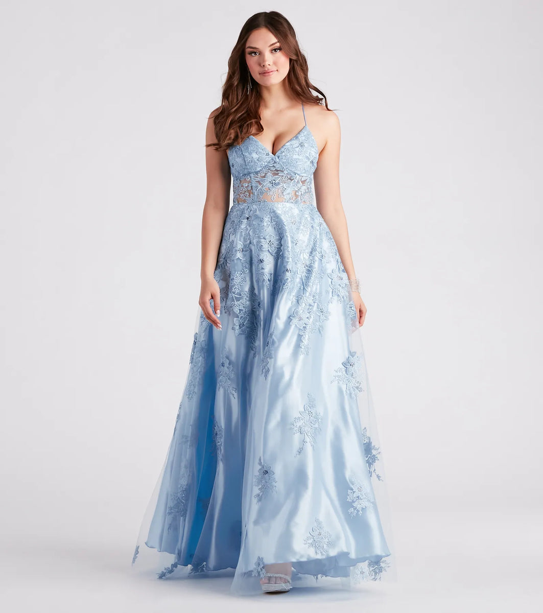 Willow Floral Embroidered Ball Gown | Windsor Willow Floral Embroidered Ball Gown | Windsor