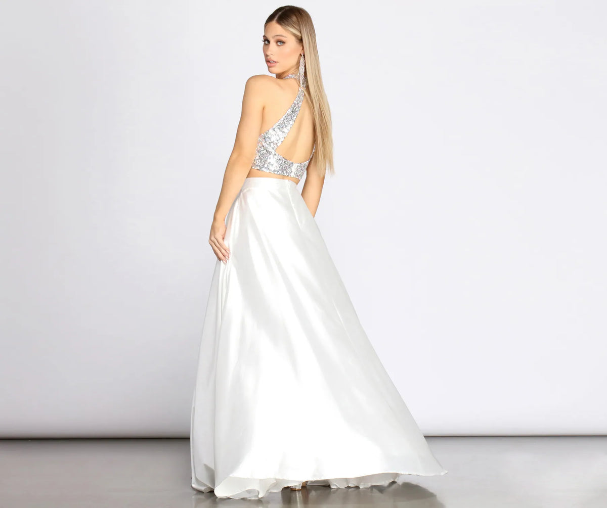 [RIBBONBIT] / ☆ Mille Dress / Ivory Mori Lee MGNY 72710 Flutter Sleeve Embellished Dress