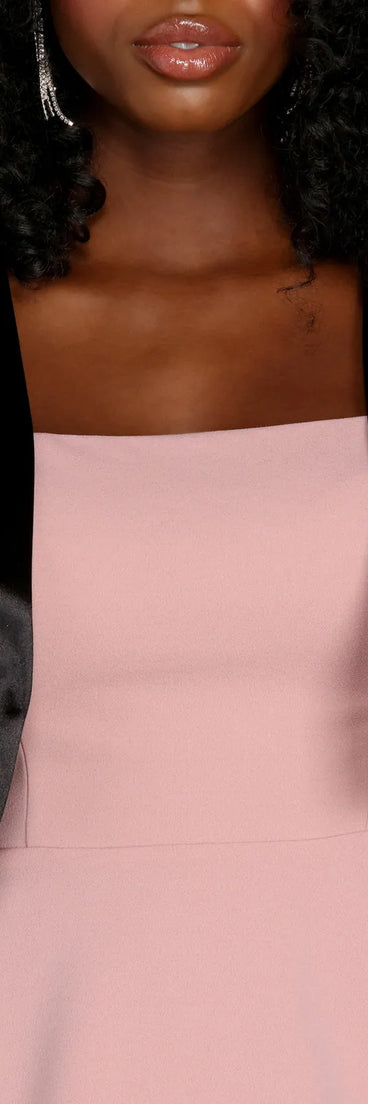 Satin Crop Bolero Jacket