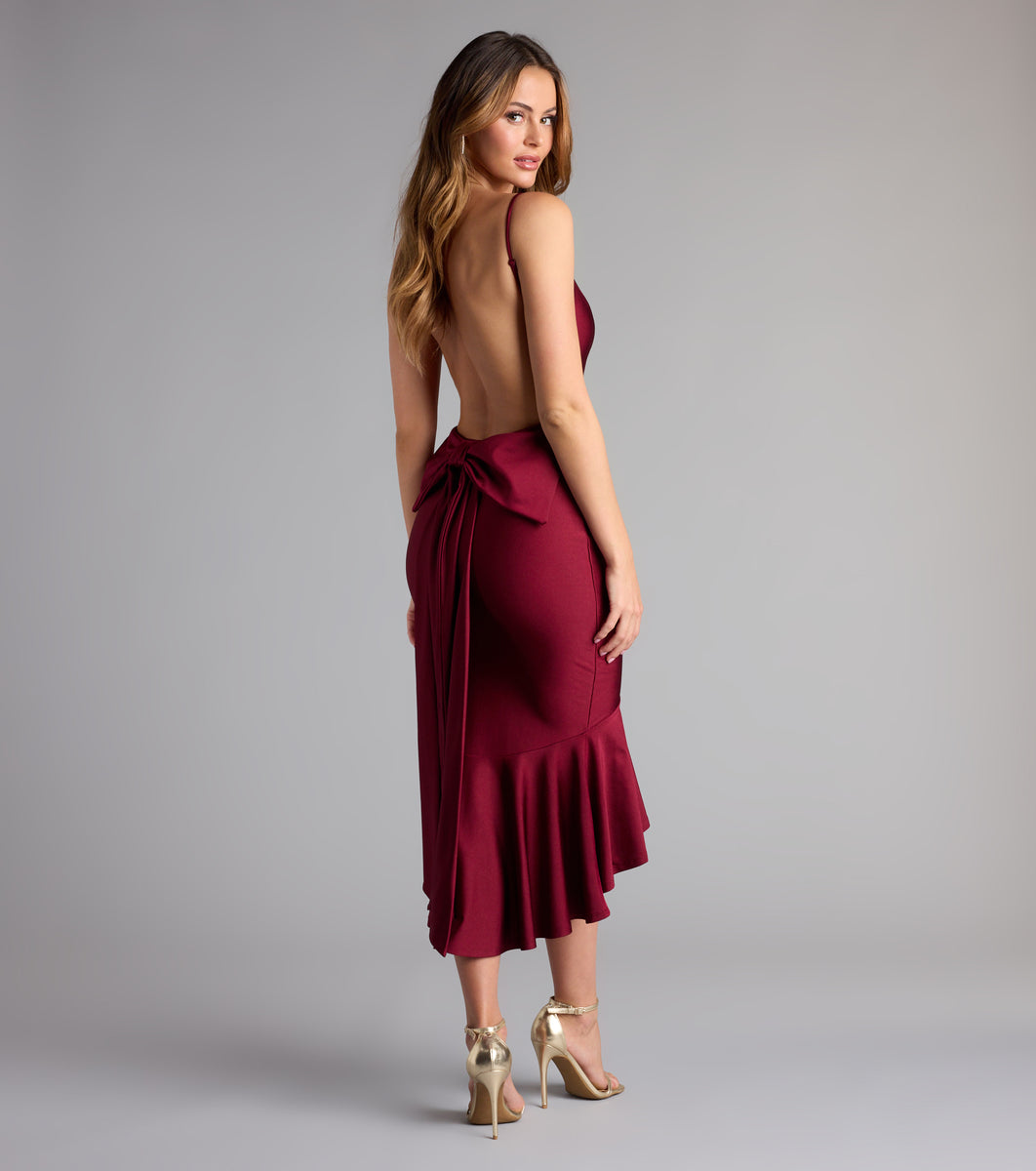 ワンピース Lumignon Lace frill back ribbon dress Fubail / Modern Mademoiselle Back Ribbon Dress