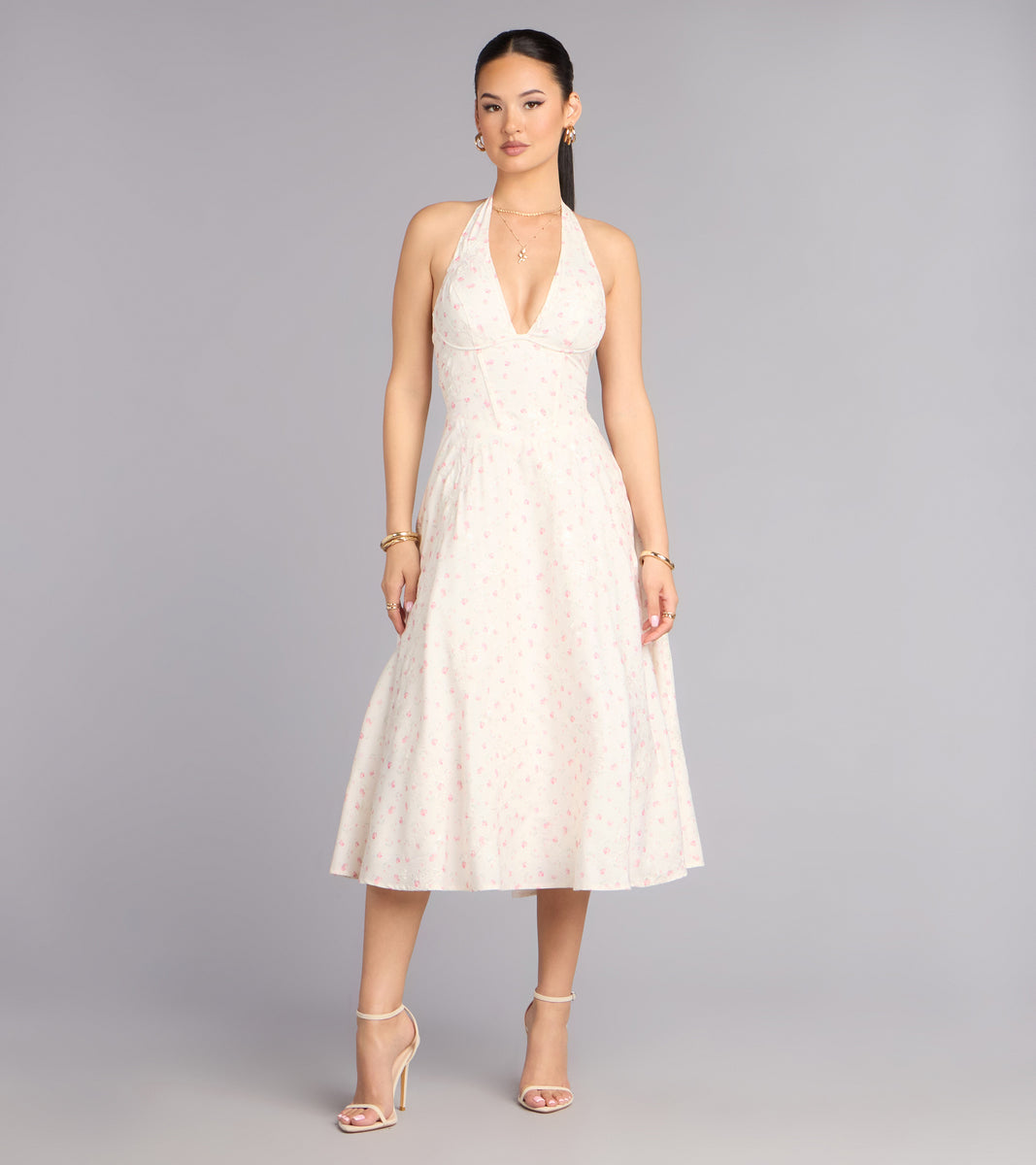 parisian bloom midi dress product info and reviews Brunch Bloom Floral Butterfly Midi Dress