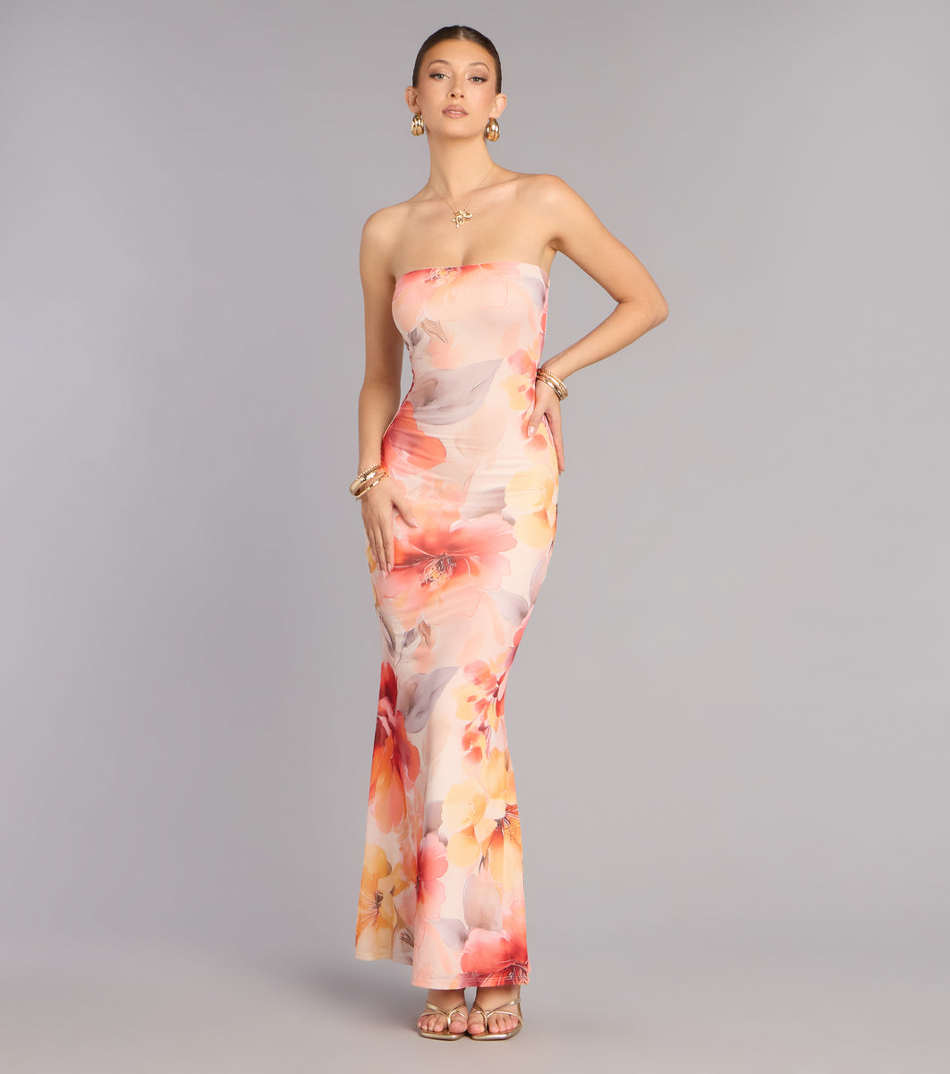 Paradise Ready Floral Maxi Dress Paradise Ready Floral Maxi Dress
