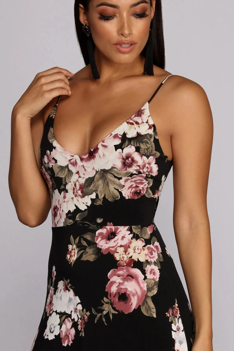 Dark and Floral Dress Dark and Floral Dress