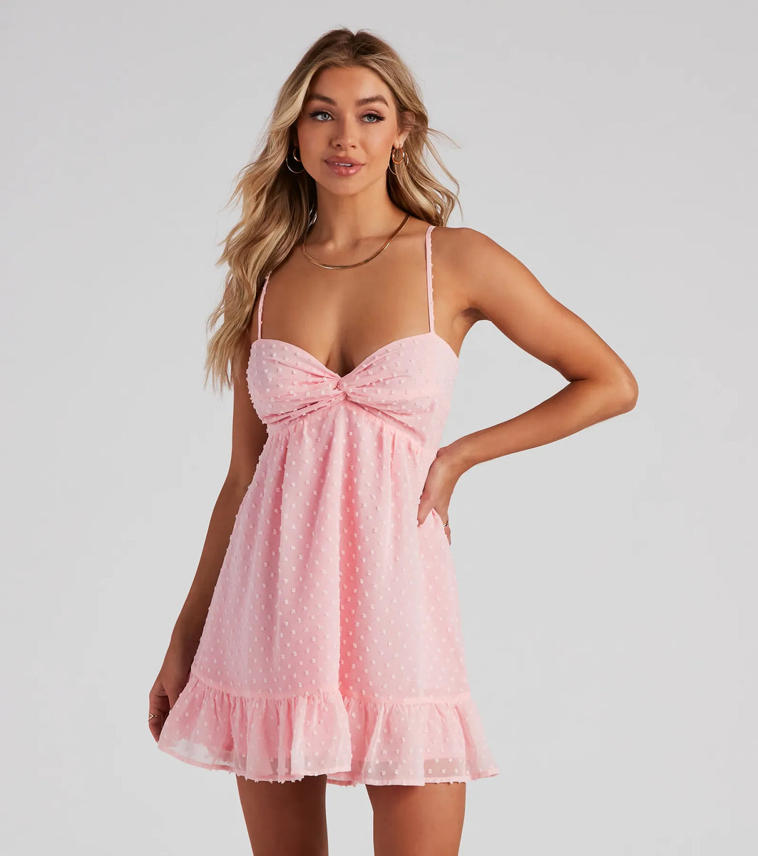 let's get brunch skater dress Let's Get Brunch Skater Dress LIGHT BLUE-M